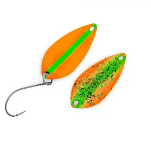 PROBAITS ARO Trout Spoon 2g Orange Grün Forellenblinker