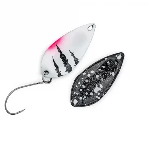 PROBAITS ARO Trout Spoon 2g Weiß Schwarz Forellenblinker