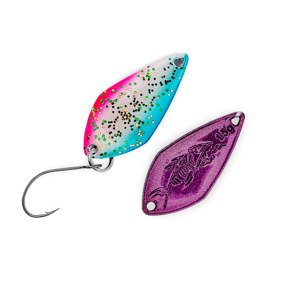 PROBAITS Floki-chen 1,5 g Spoon – Blau-Weiß-Pink – UV + Neon + Holo