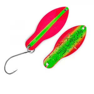 PROBAITS Wenom Trout Spoon 2,5g Pink Grün UV Neon Holo Forellenblinker