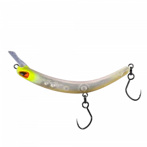 PROBAITS Tumbling Banana Rattling Forellenwobbler Gelb Klar