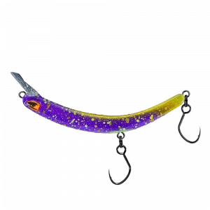 PROBAITS Tumbling Banana Rattling Forellenwobbler Lila Gold