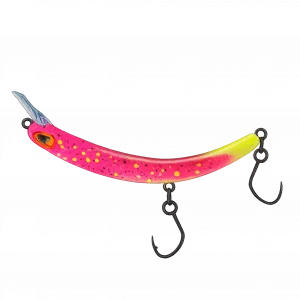 PROBAITS Tumbling Banana Rattling Forellenwobbler Rot Gelb