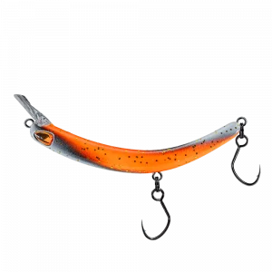 PROBAITS Tumbling Banana Rattling Forellenwobbler Weiß Schwarz Orange