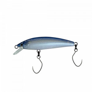 PROBAITS RDX 47 mm Blau Silber Forellenwobbler mit Einzelhaken