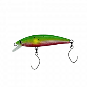 PROBAITS RDX 47 mm Forellenwobbler Grün Rot mit Einzelhaken