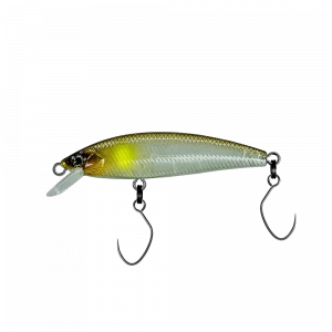 PROBAITS RDX 47 mm Olive Silber Forellenwobbler mit Einzelhaken