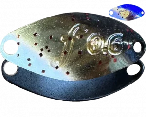 Velvet Arts Forte 0,6 g Spoon #04 Flicker Gold für Trout Area und Forellenangeln