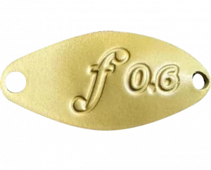 Velvet Arts Forte 0,6 g Spoon #14 Mustard für Trout Area und Forellenangeln