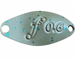 Velvet Arts Forte 0,6 g Spoon #18 Olive für Trout Area und Forellenangeln