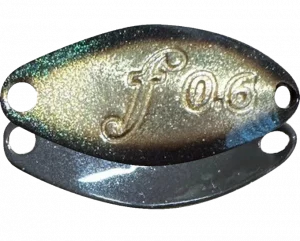 Velvet Arts Forte 0,6 g Spoon #09 UV Goldpulver Braun für Trout Area und Forellenangeln