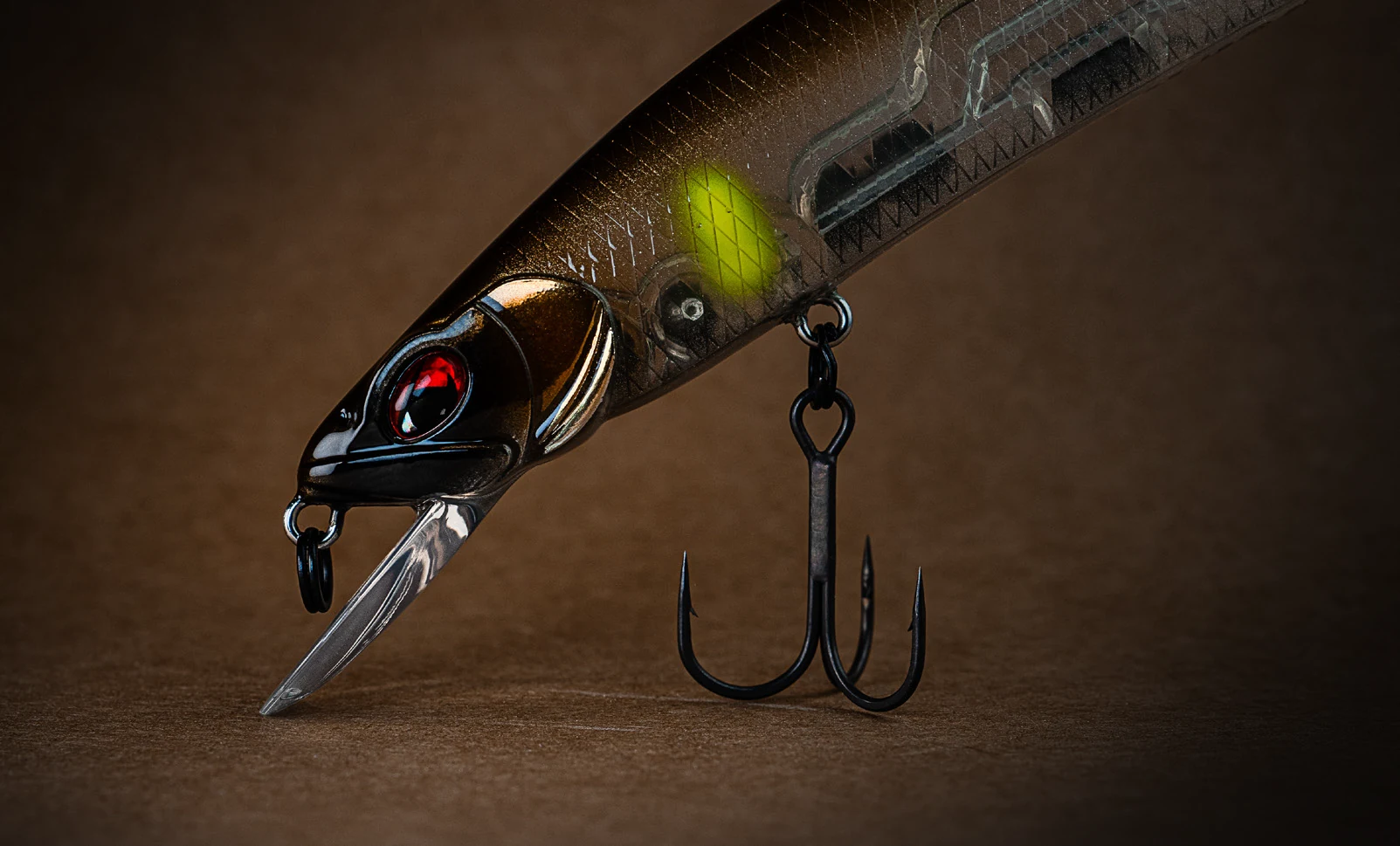 PROBAITS C4 Minnow 120 mm – schwarz-oranger Wobbler