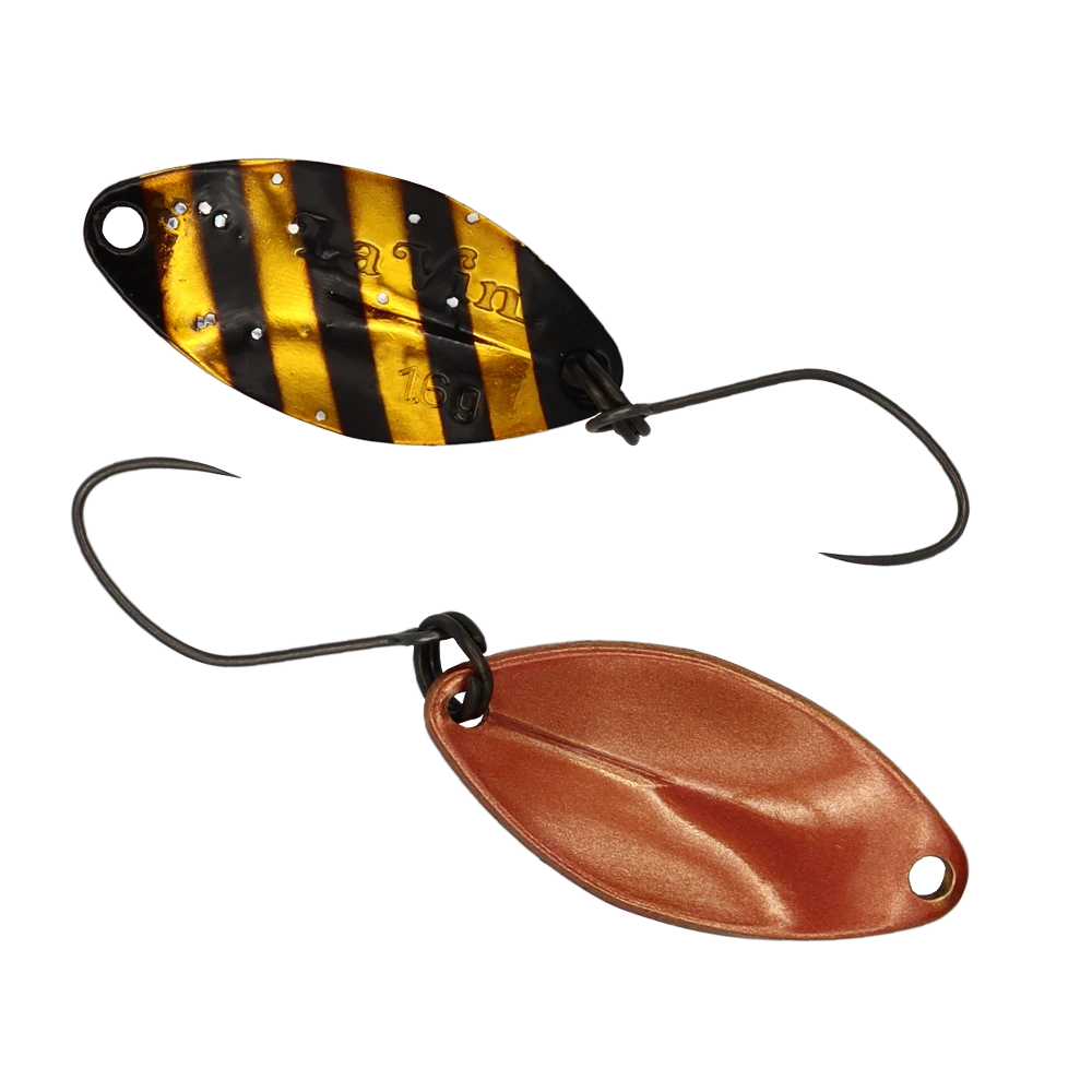 GOD HANDS Gigas La Vin 1,6 g FA01 Forellenspoon in Gold-Schwarz und Kupfer
