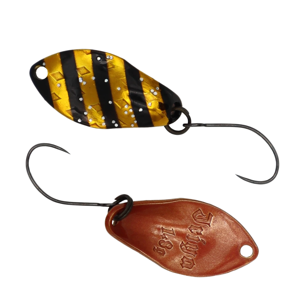 GOD HANDS Jriya 1,8 g Forellenspoon FA01 in Gold-Schwarz und Kupfer